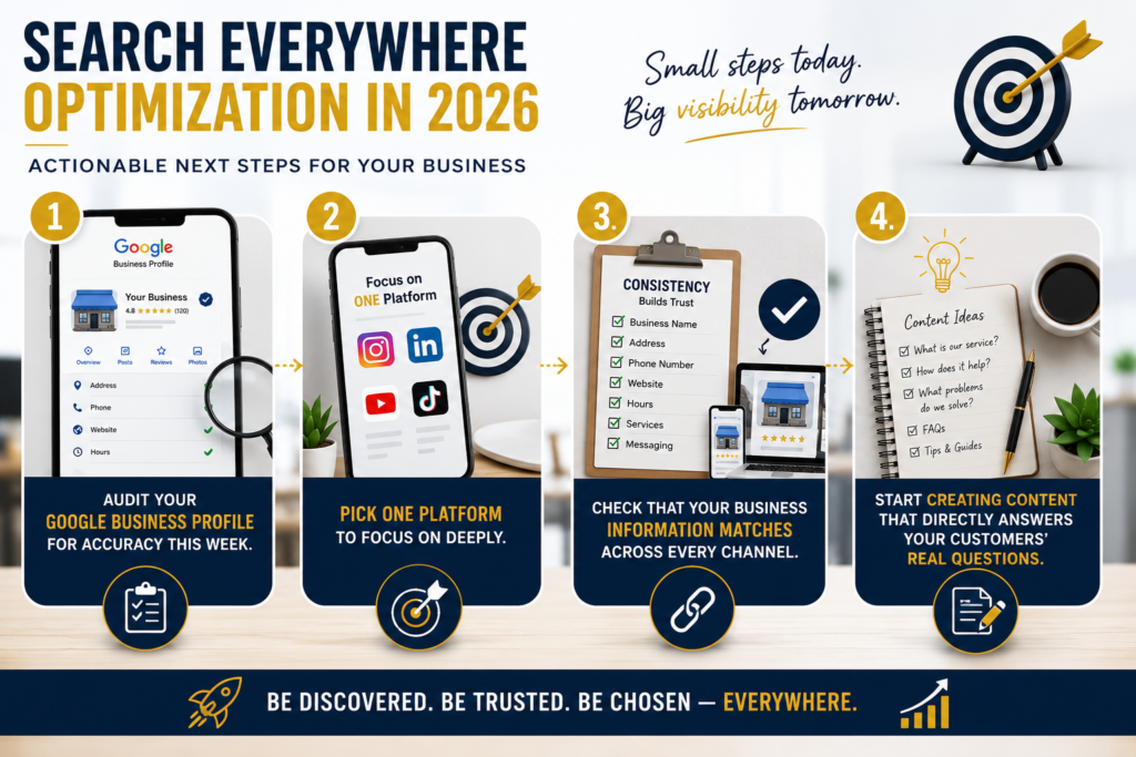 Search Everywhere Optimization in 2026: actionable steps