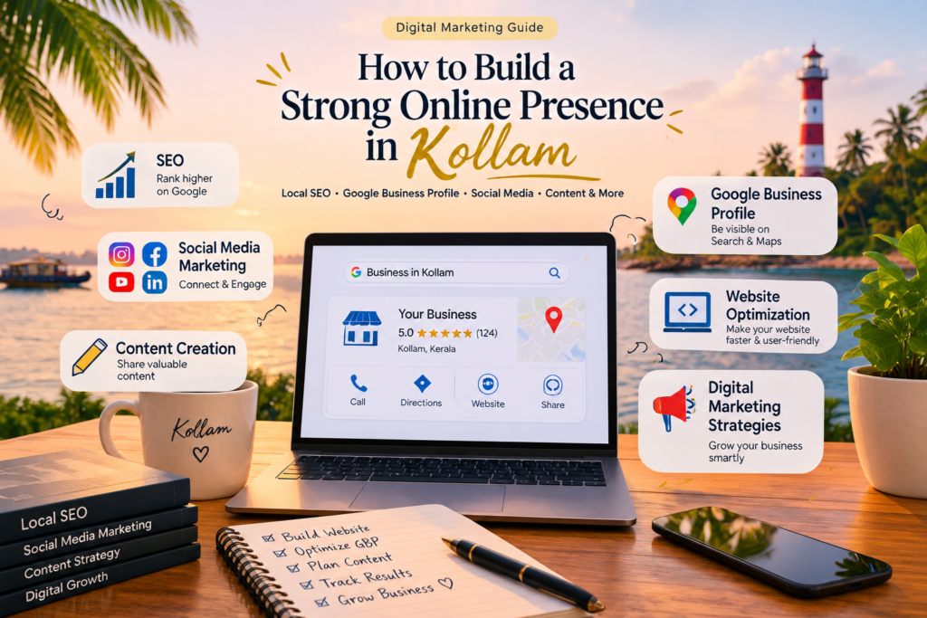 building strong online presence in kollam